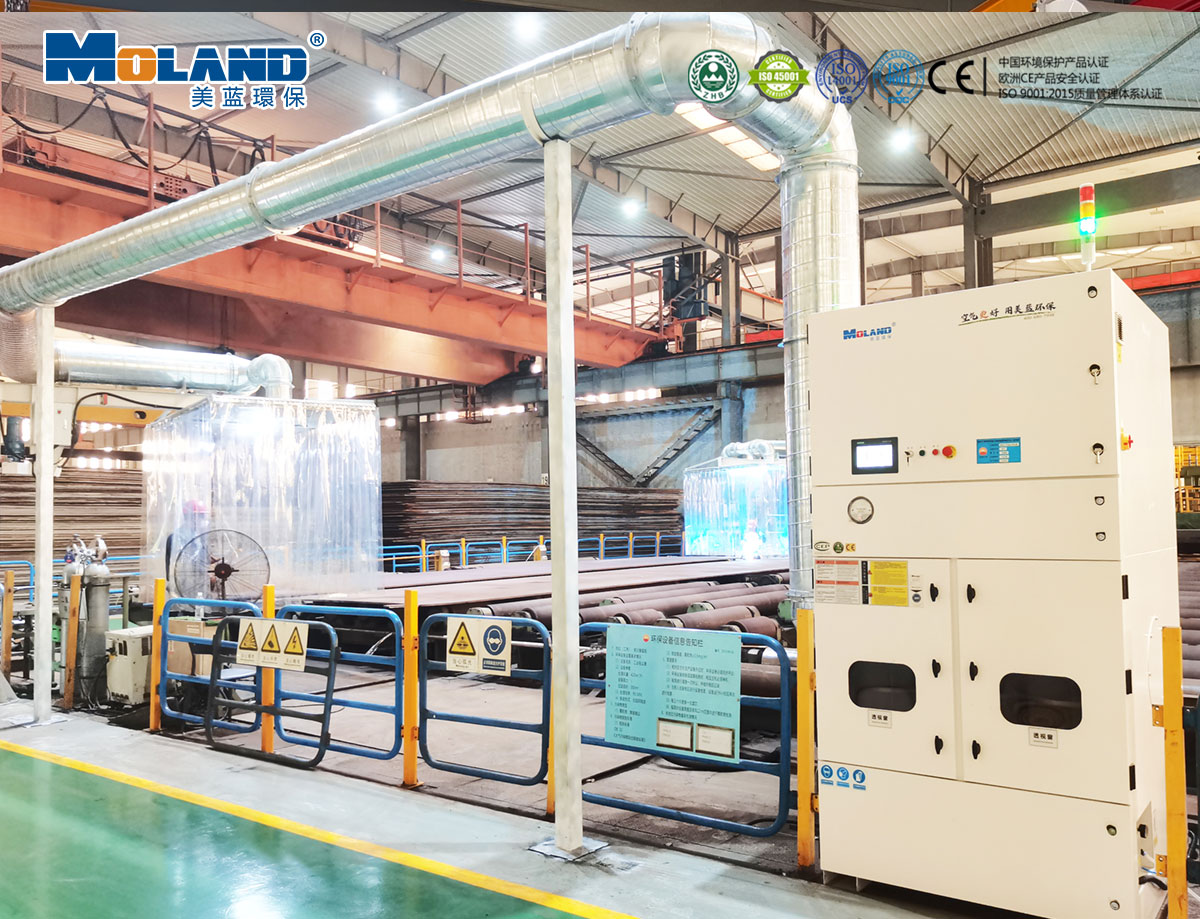 車(chē)間煙塵焊接凈化器5.5kw~37kw集中除塵設(shè)備